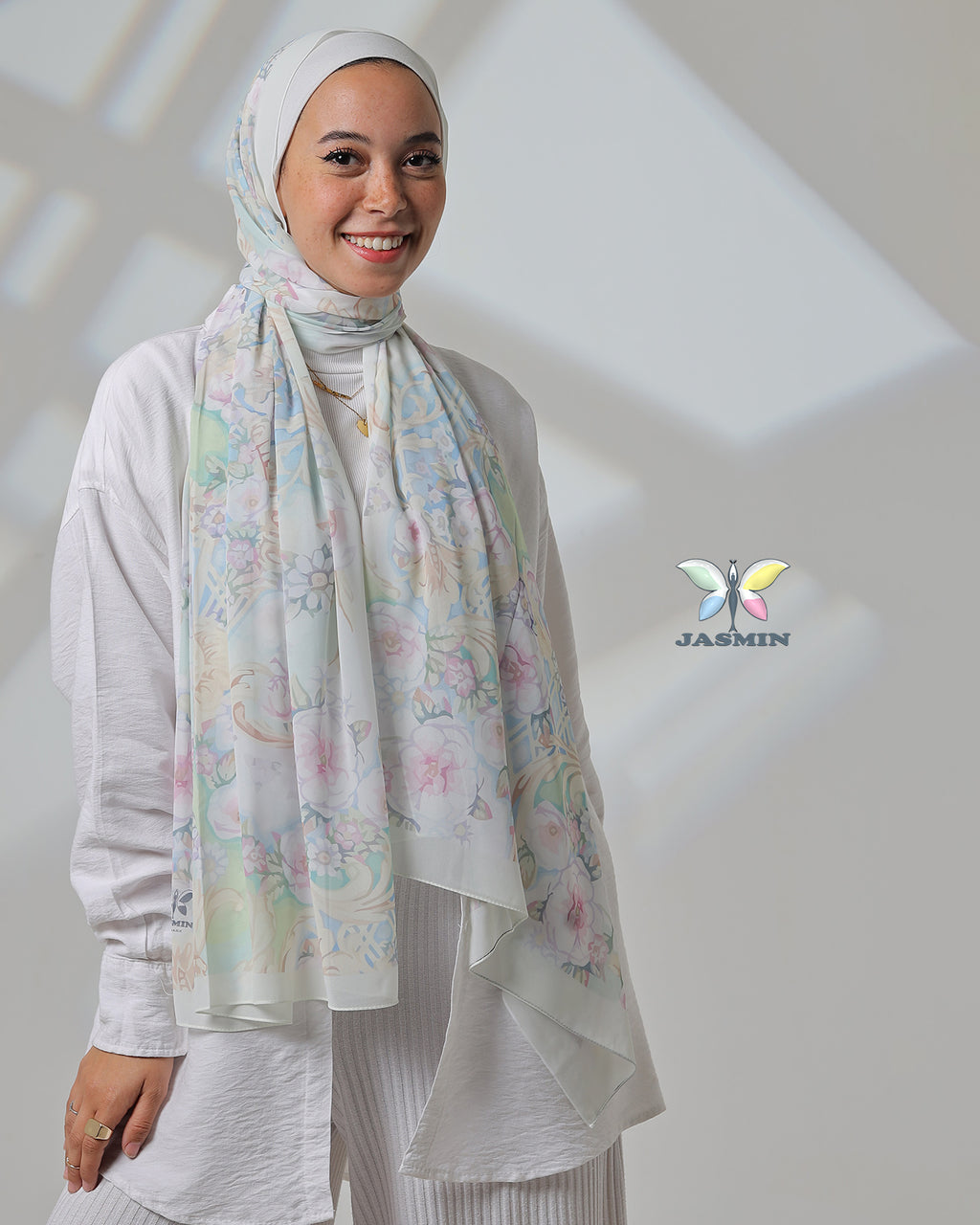 Tides | Printed Chiffon Scarf
