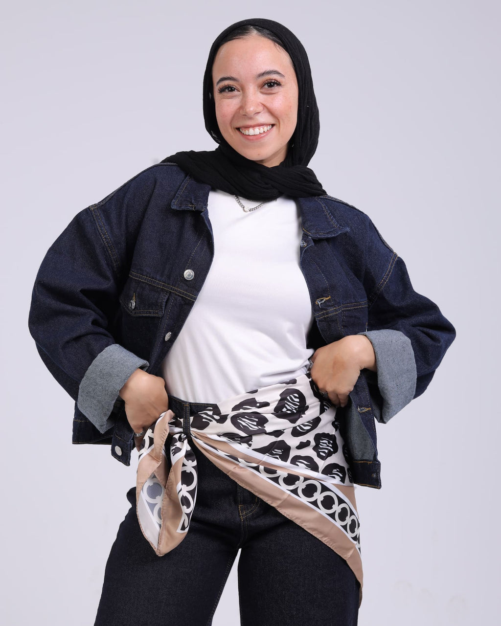 Premium Satin Square Scarf