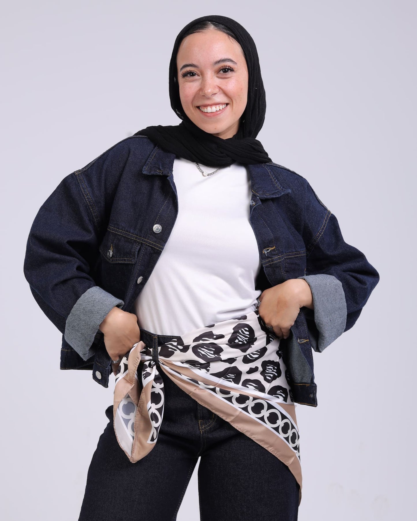 Premium Satin Square Scarf