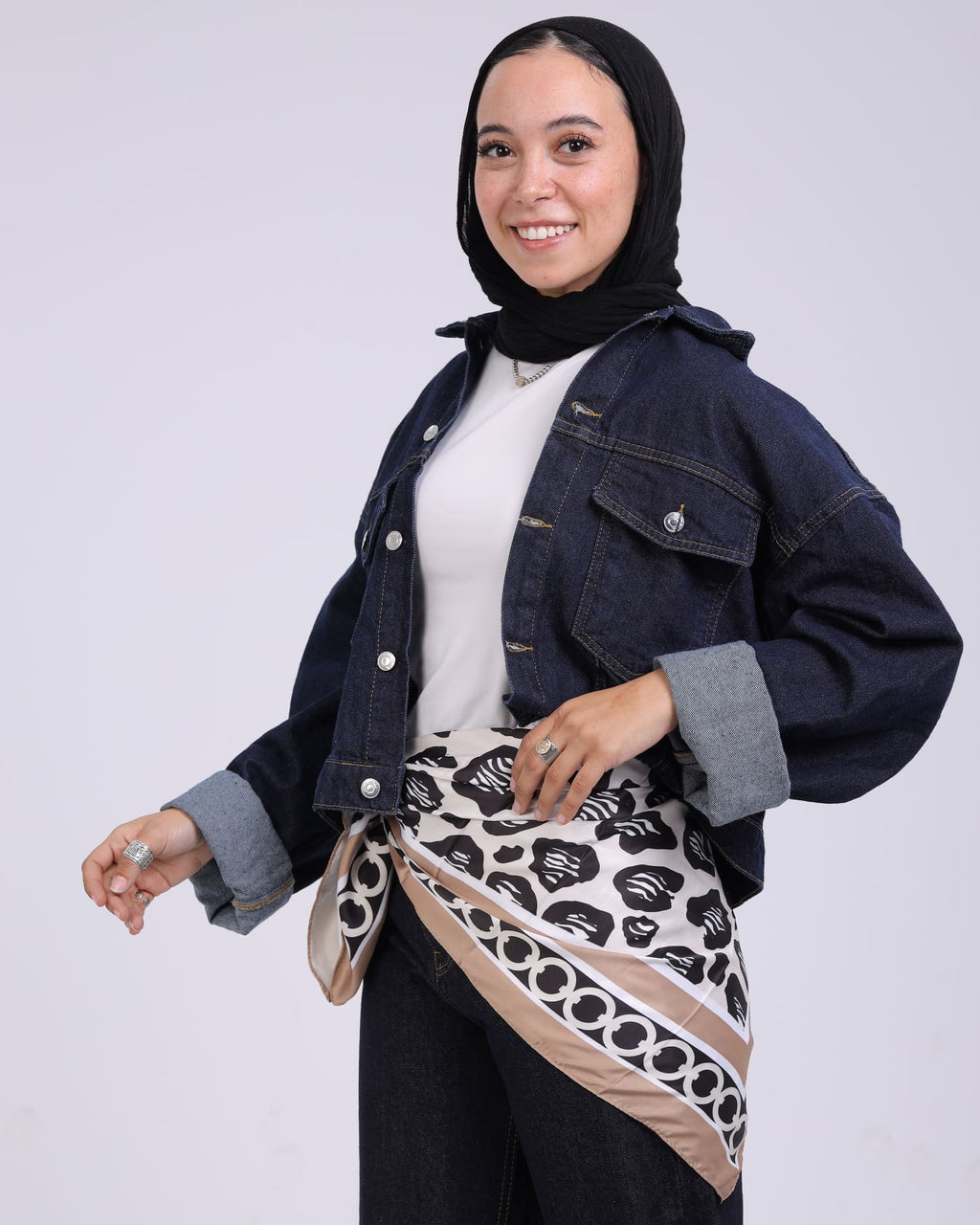 Premium Satin Square Scarf