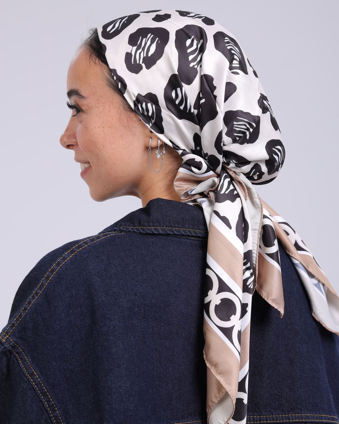 Premium Satin Square Scarf