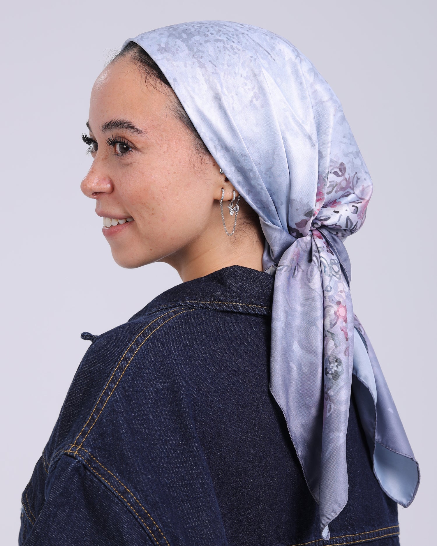 Premium Satin Square Scarf