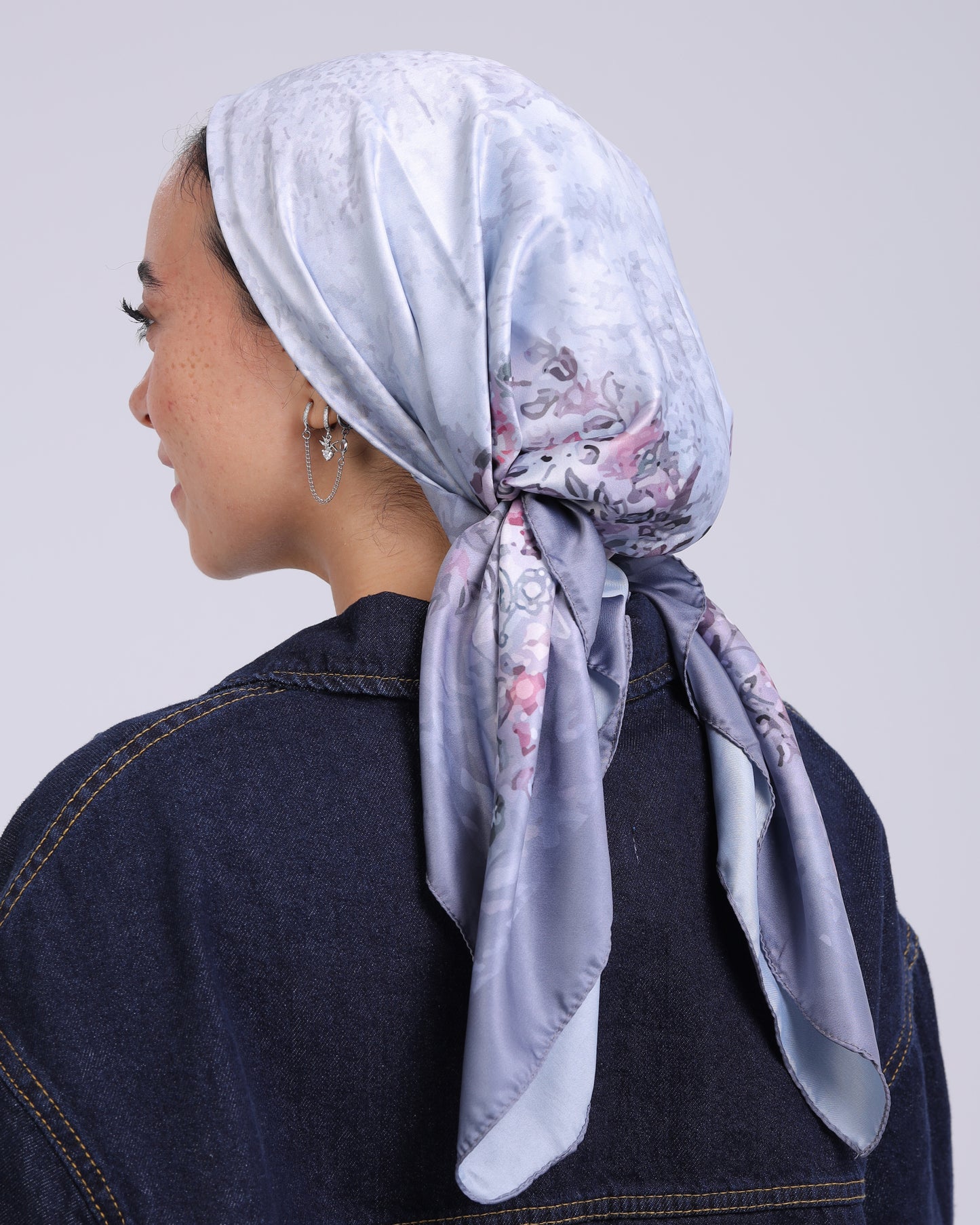 Premium Satin Square Scarf