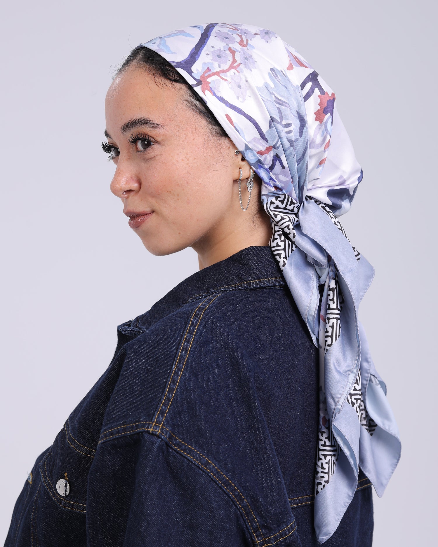 Premium Satin Square Scarf