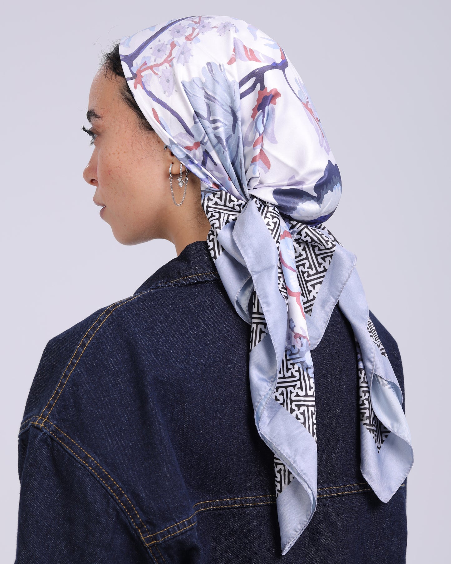 Premium Satin Square Scarf