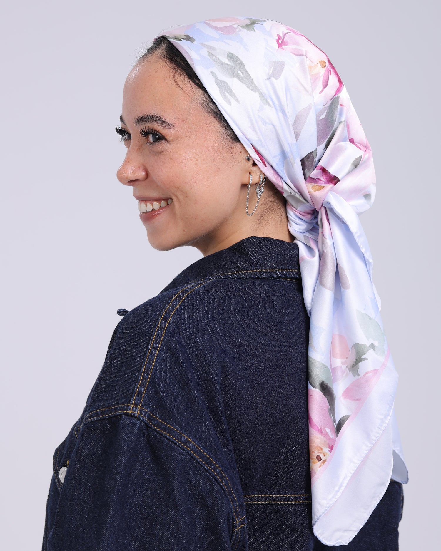 Premium Satin Square Scarf