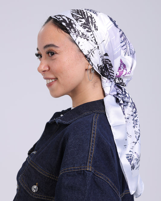 Premium Satin Square Scarf