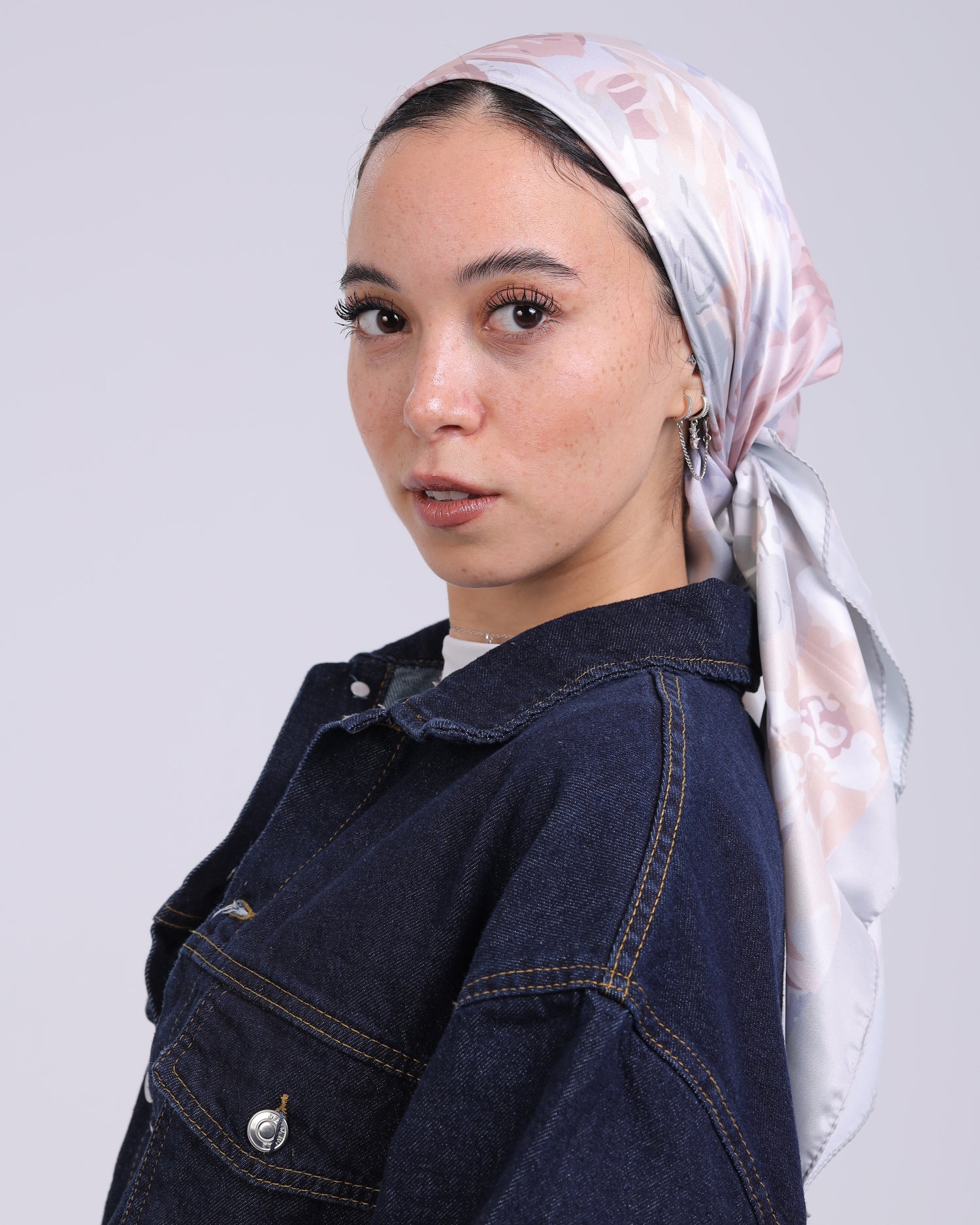 Premium Satin Square Scarf