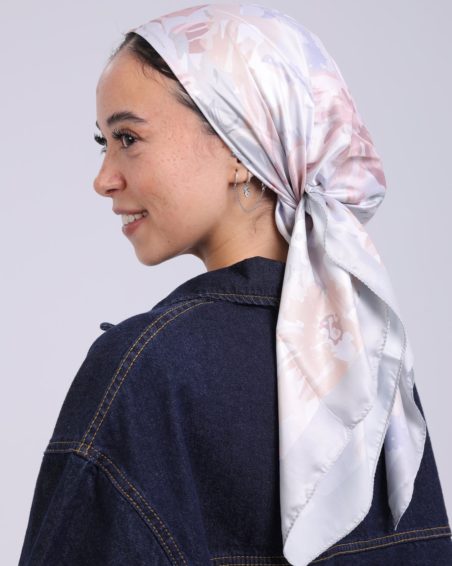 Premium Satin Square Scarf