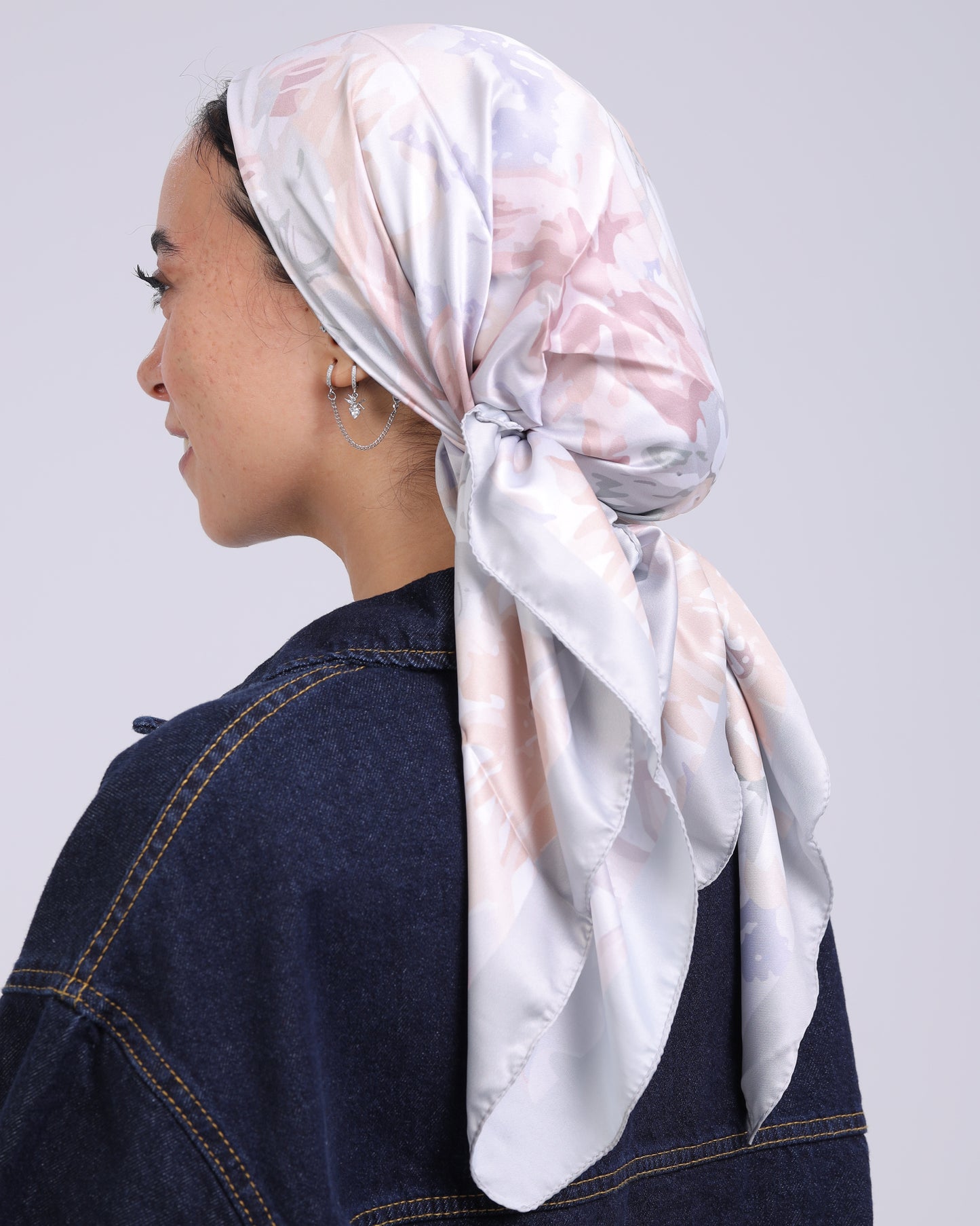 Premium Satin Square Scarf