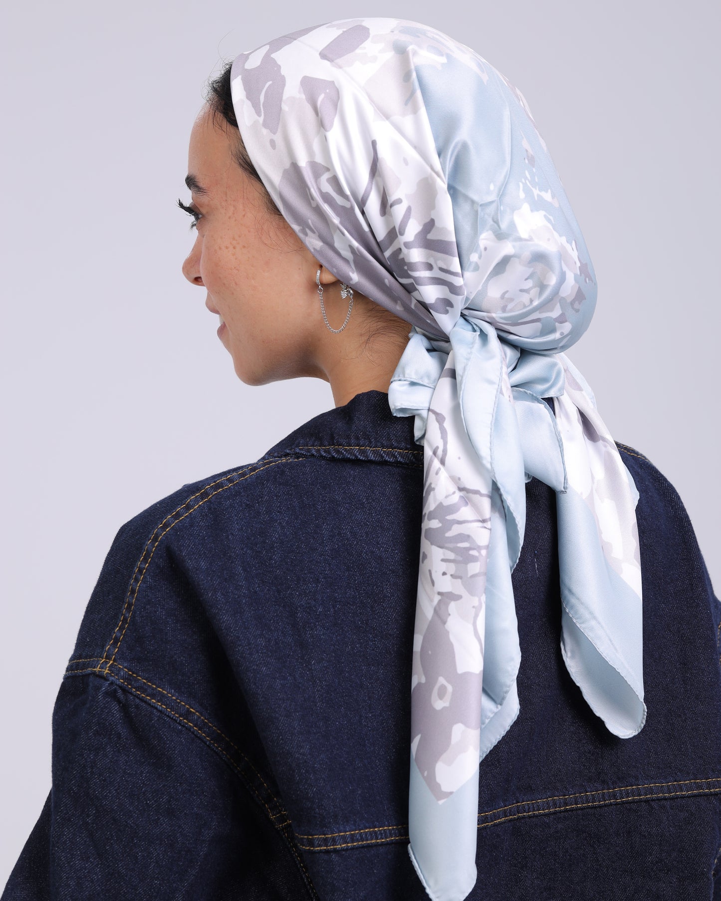 Premium Satin Square Scarf