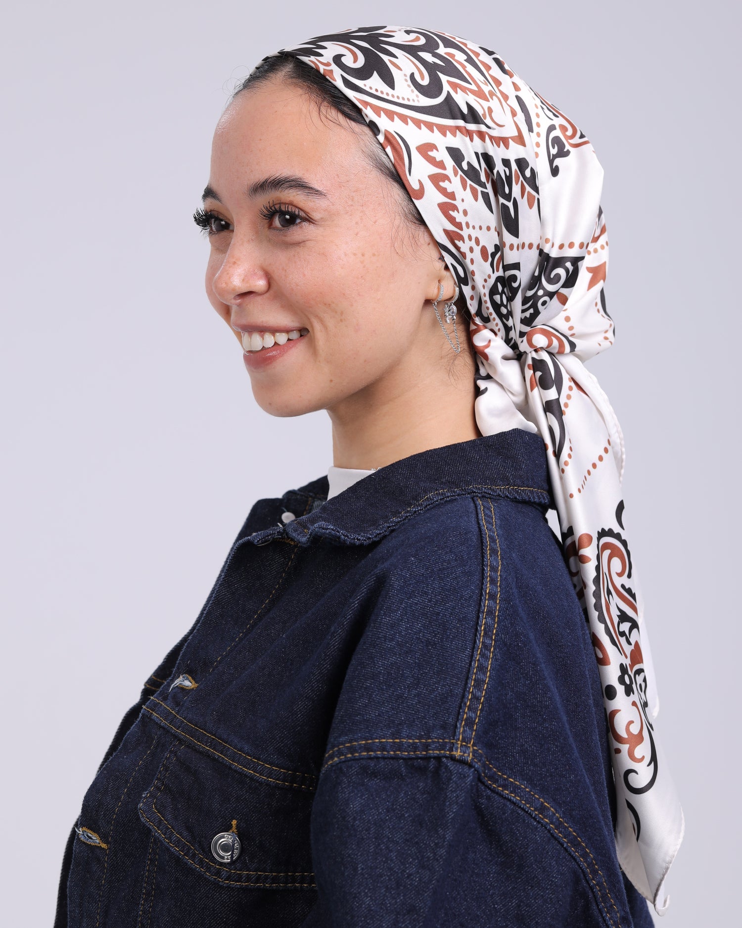 Premium Satin Square Scarf