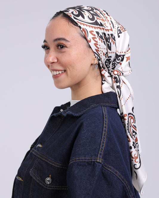 Premium Satin Square Scarf