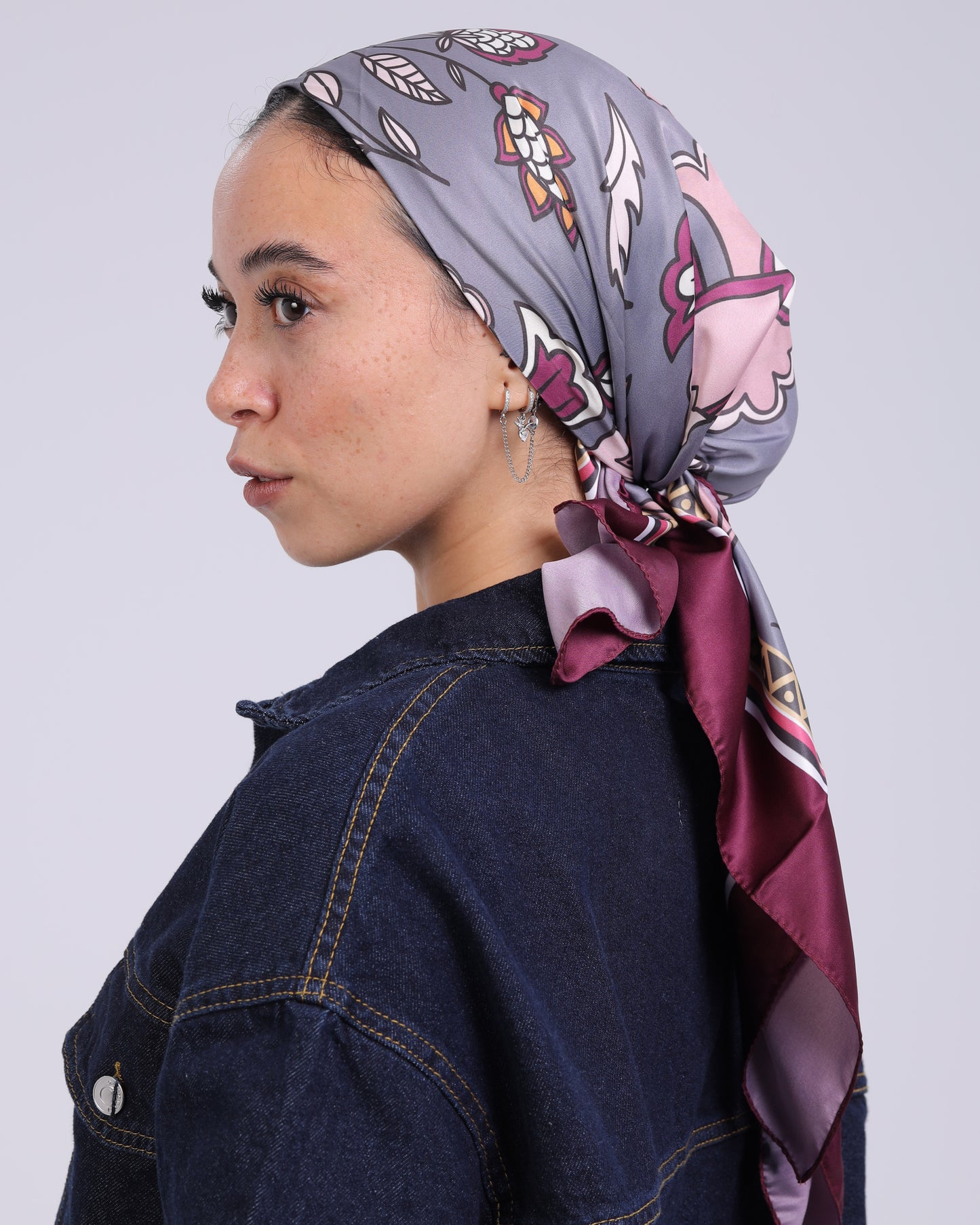 Premium Satin Square Scarf