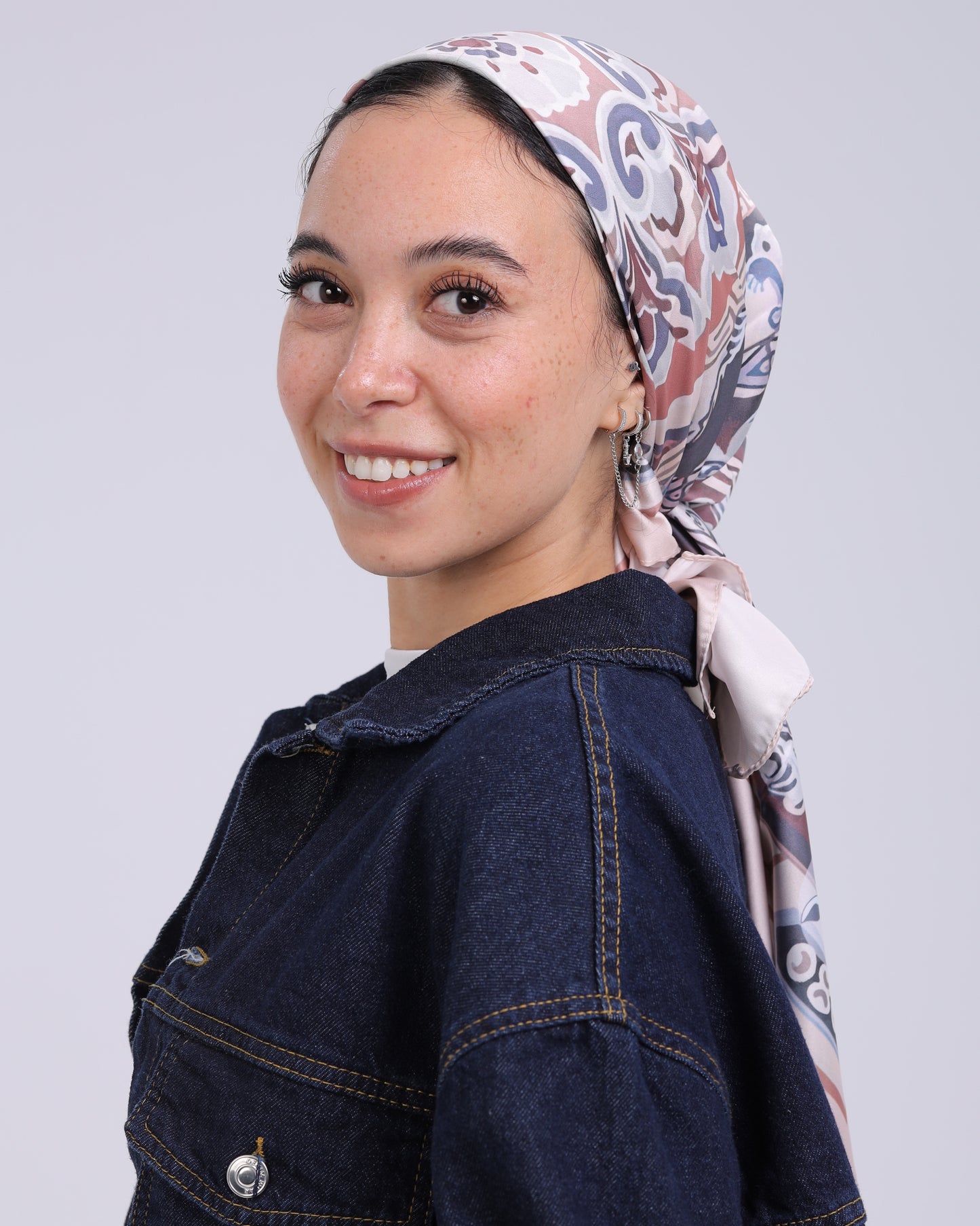 Premium Satin Square Scarf