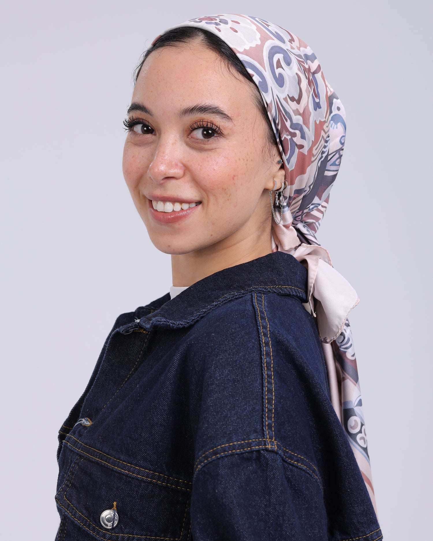 Premium Satin Square Scarf