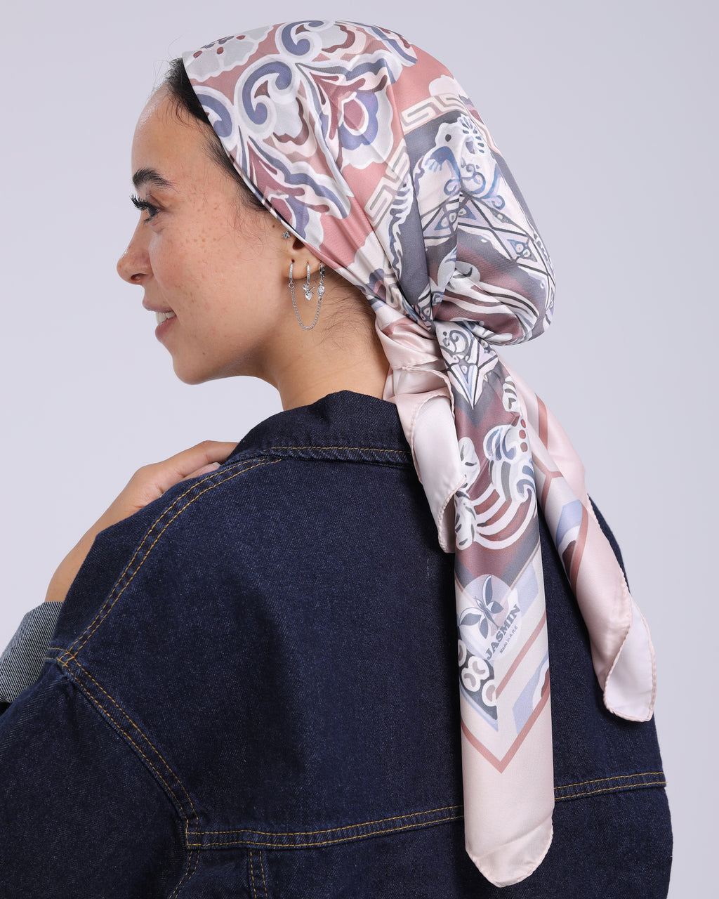 Premium Satin Square Scarf