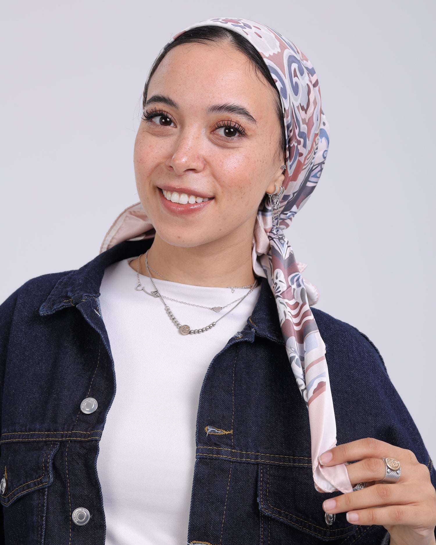 Premium Satin Square Scarf