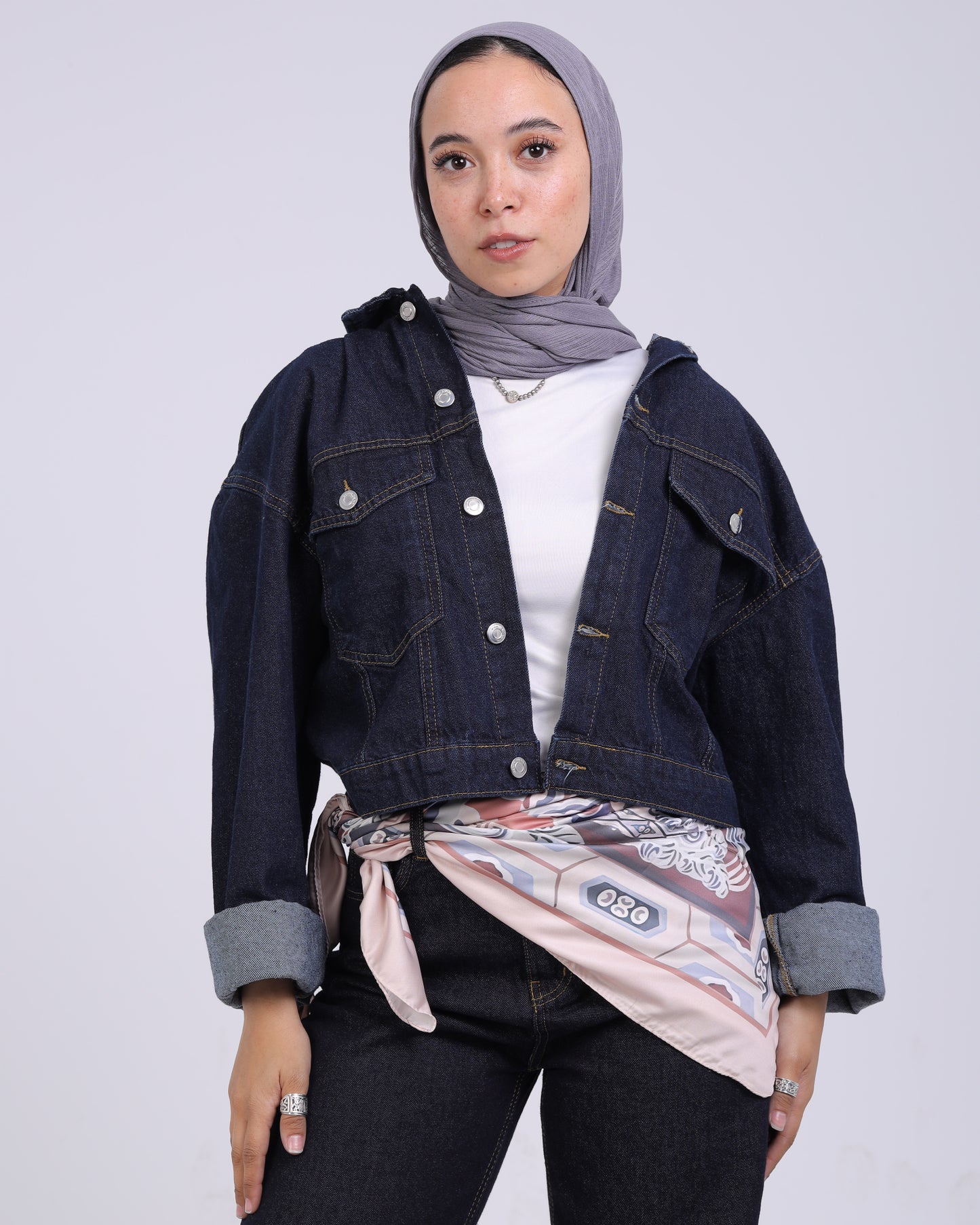 Premium Satin Square Scarf