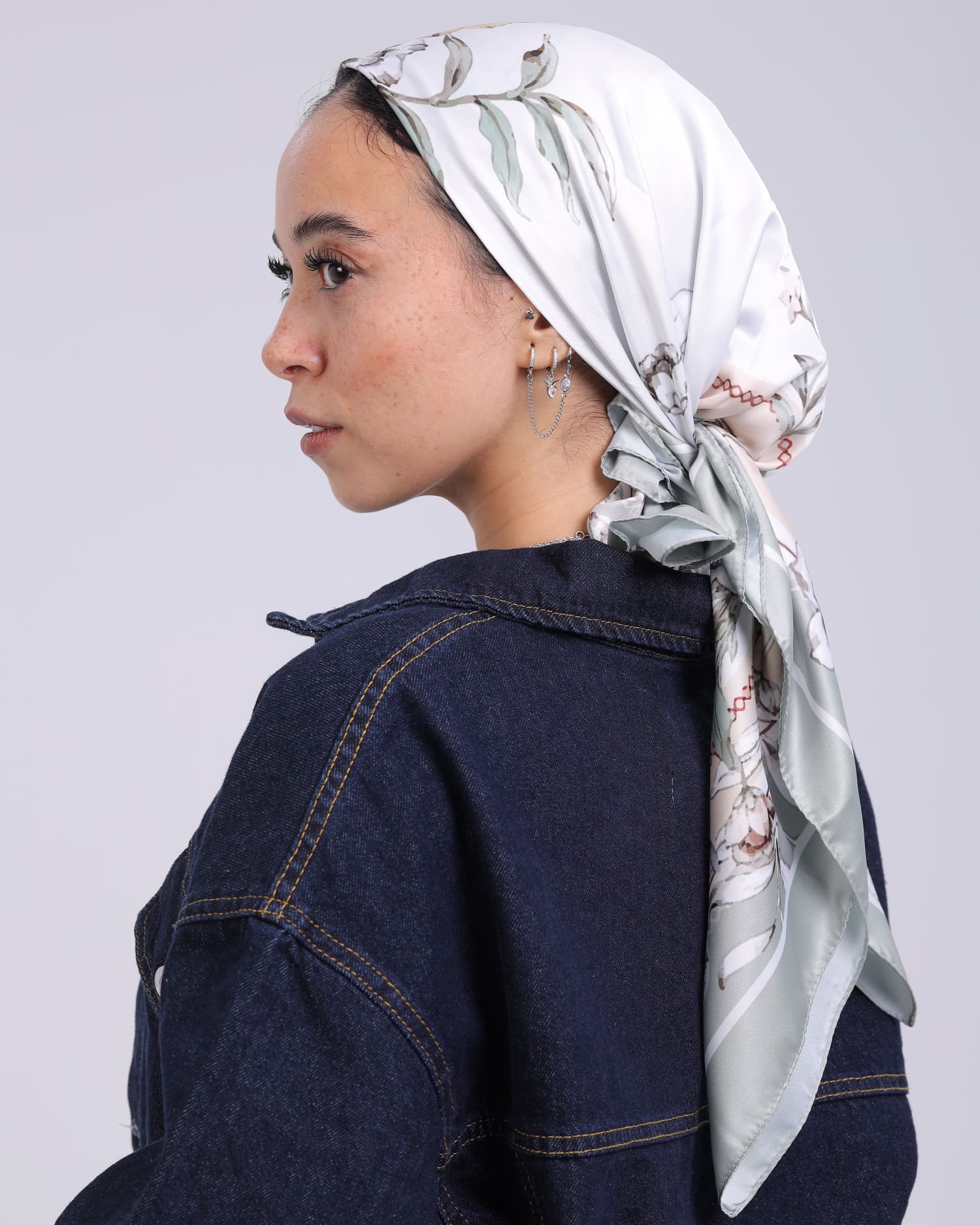 Premium Satin Square Scarf