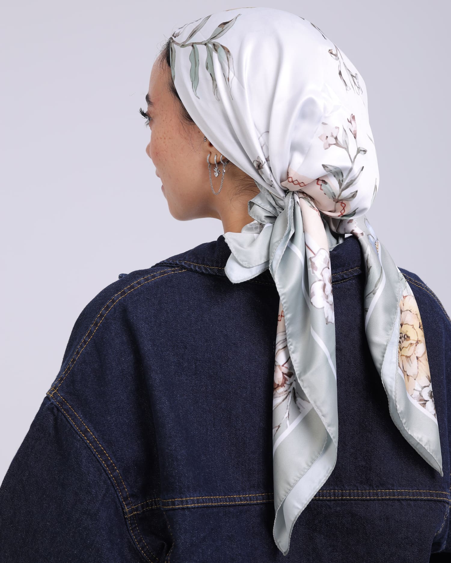 Premium Satin Square Scarf