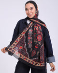 Zafira | Printed Chiffon Scarf