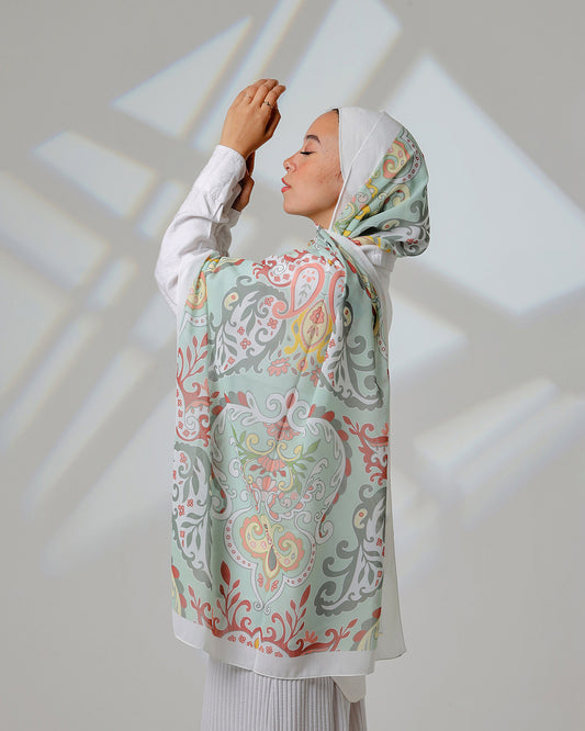 Orla | Printed Chiffon Scarf