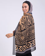 Vaelora | Printed Chiffon Scarf