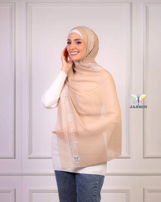 Haze | Printed Chiffon Scarf