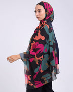 Sylvera | Printed Chiffon Scarf