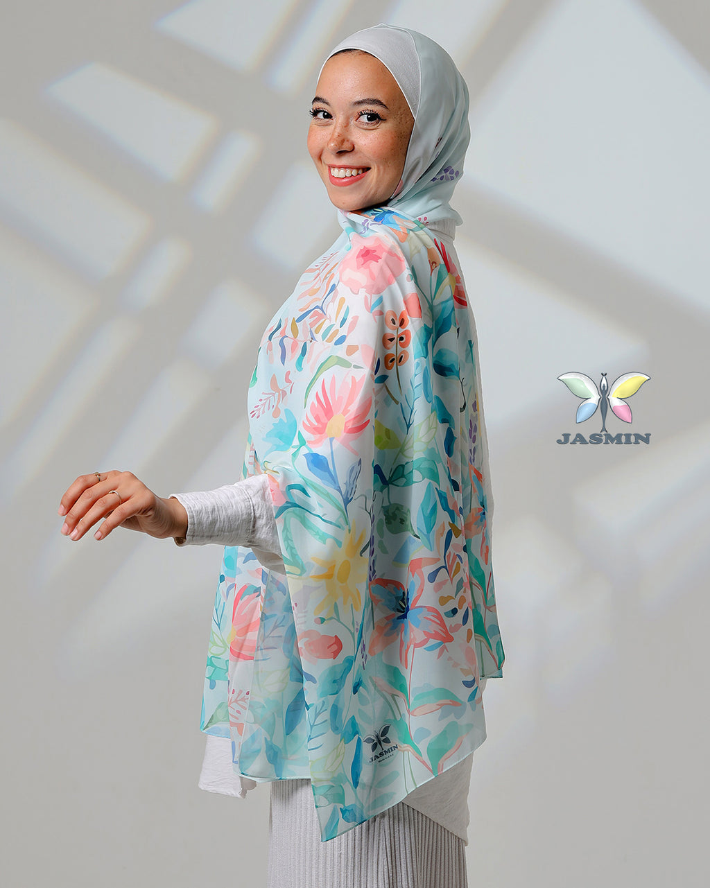 Vesper | Printed Chiffon Scarf