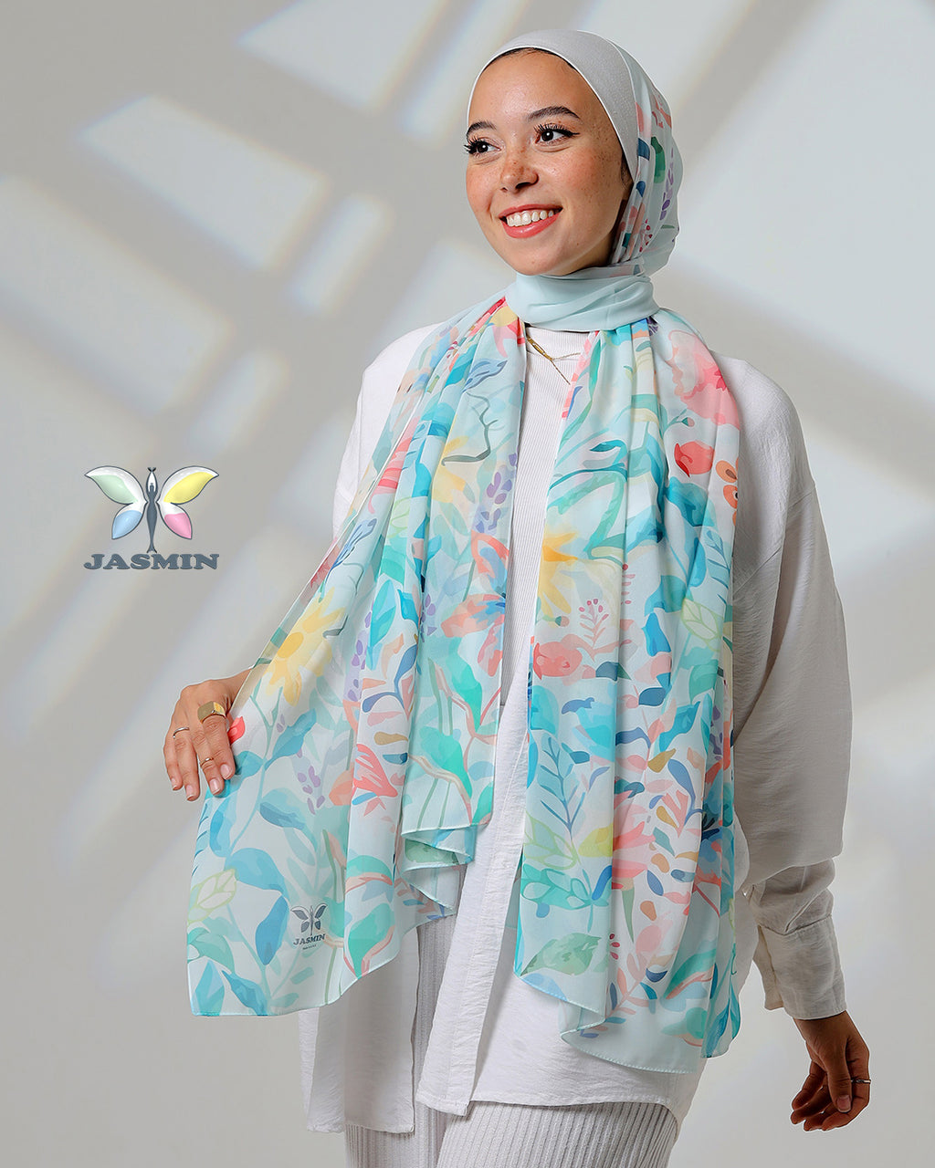 Vesper | Printed Chiffon Scarf