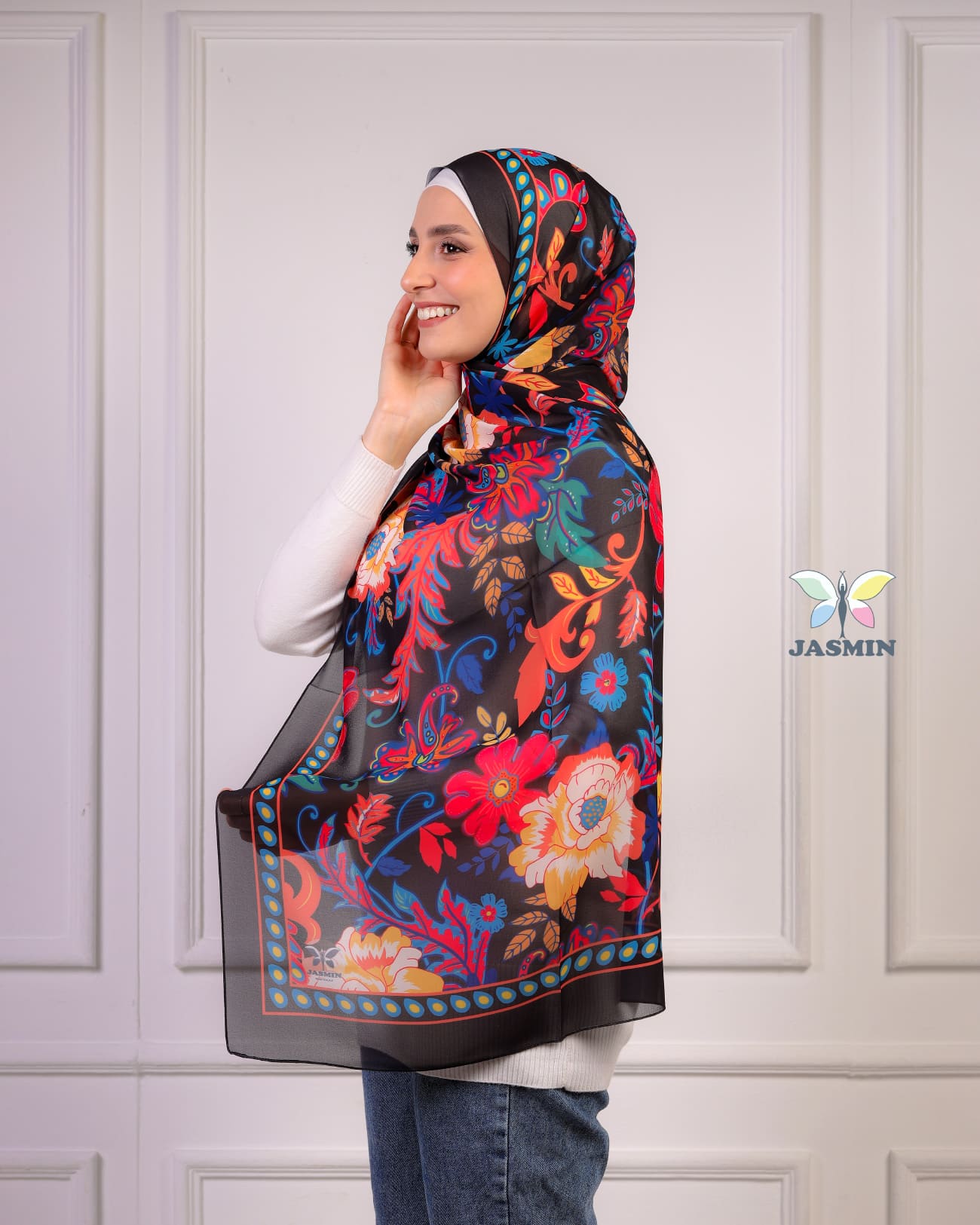 Bliss | Printed Chiffon Scarf