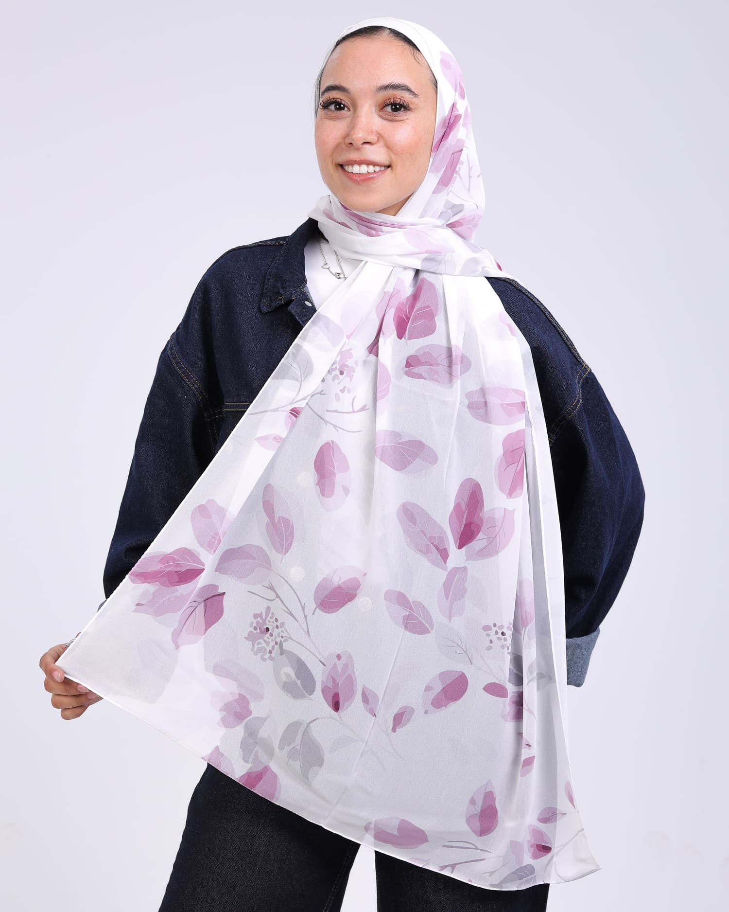 Nerissa | Printed Chiffon Scarf