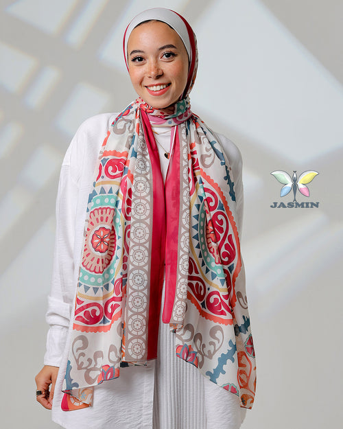 Aphira | Printed Chiffon Scarf