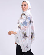 Solenne | Printed Chiffon Scarf