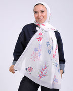 Mirelle | Printed Chiffon Scarf