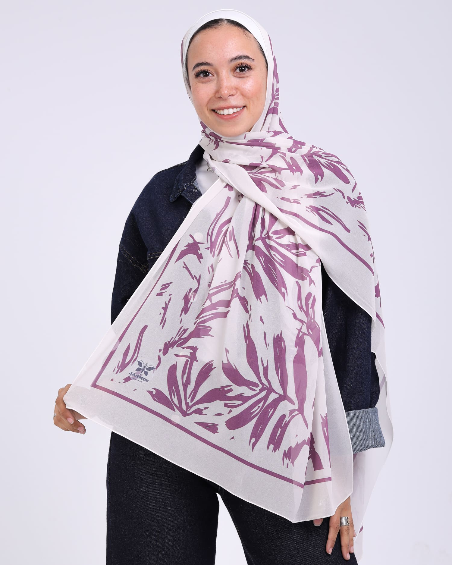 Novelle | Printed Chiffon Scarf