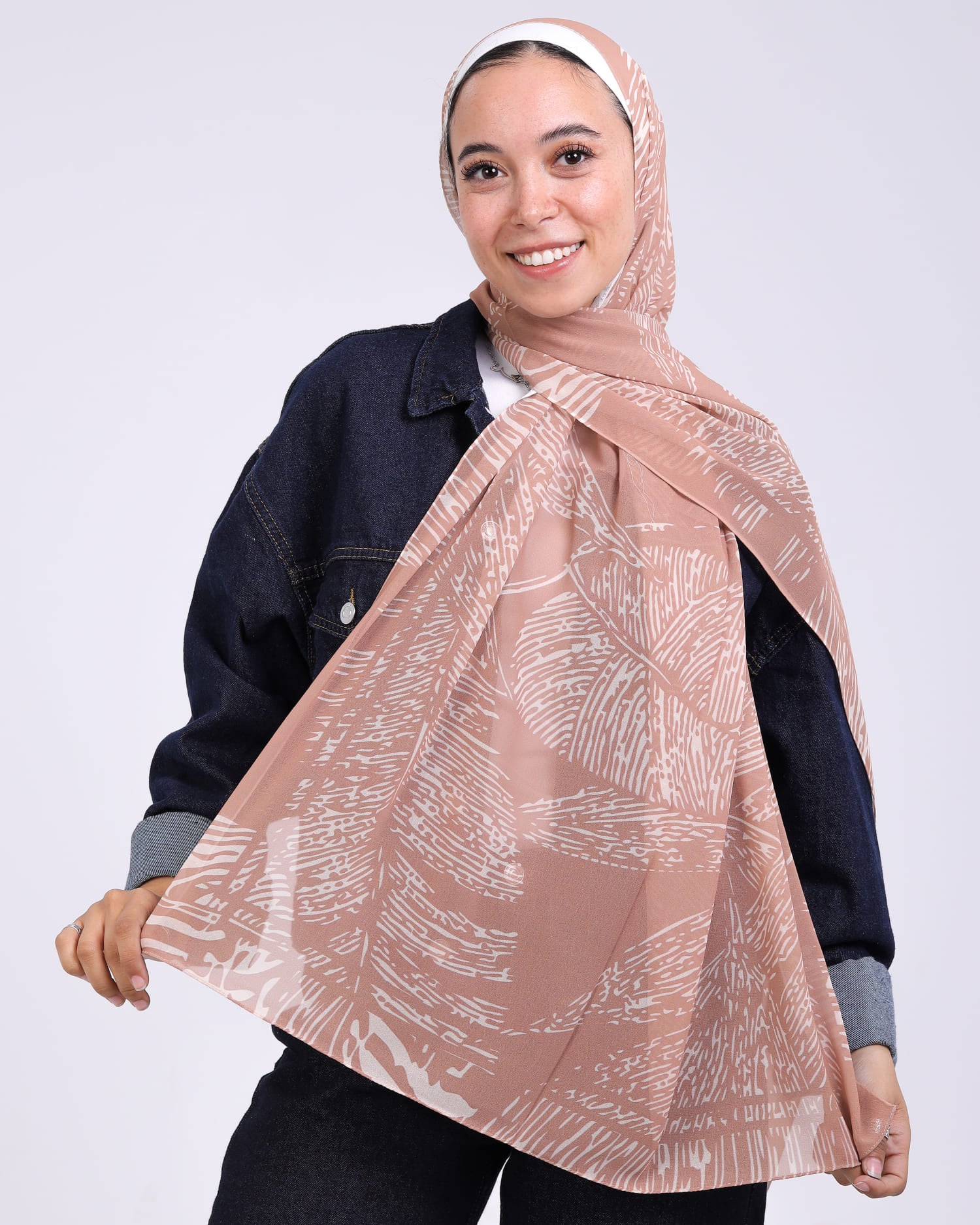 Marilla | Printed Chiffon Scarf