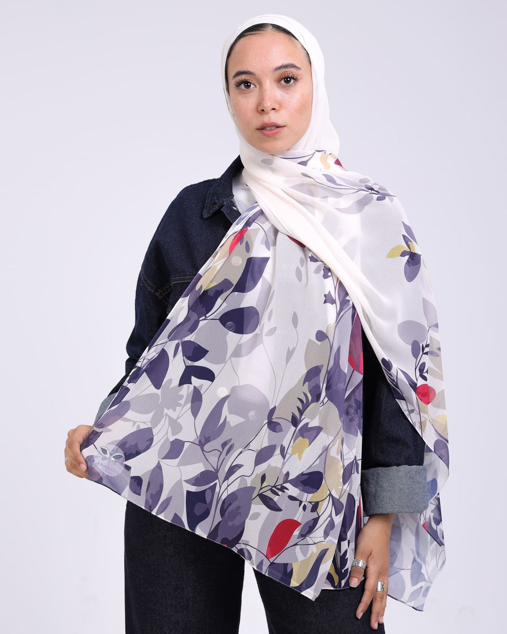 Fiorenza | Printed Chiffon Scarf