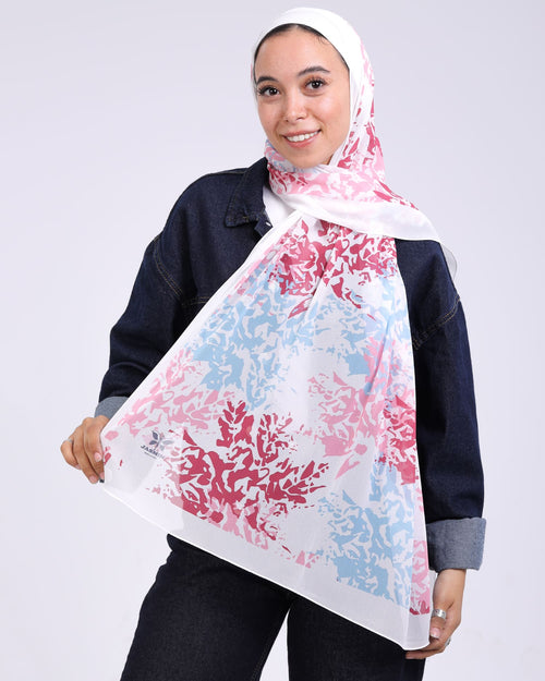 Arlisse | Printed Chiffon Scarf