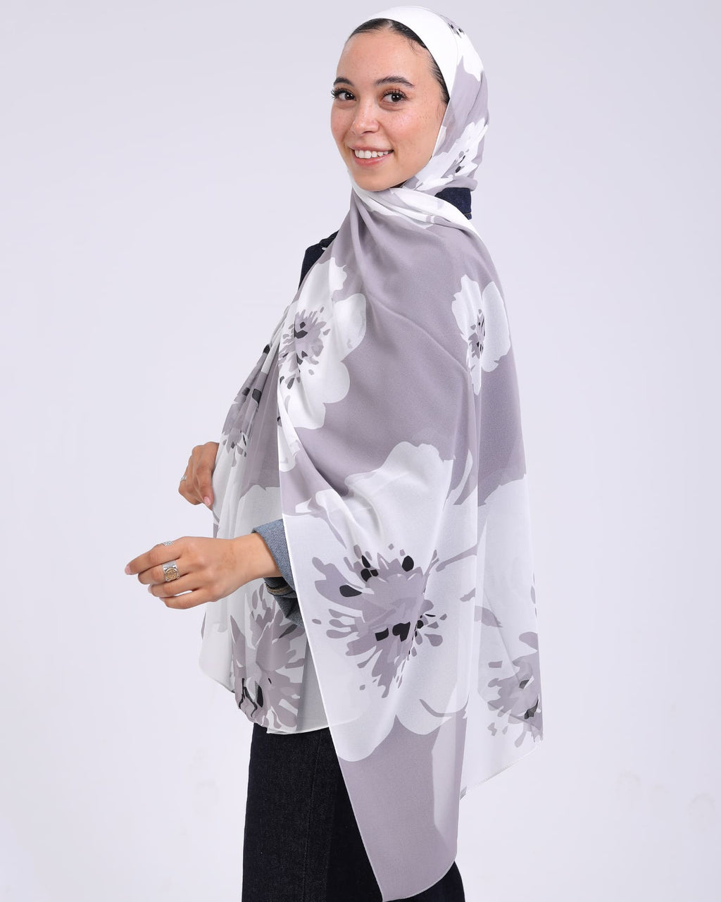 Avenza | Printed Chiffon Scarf
