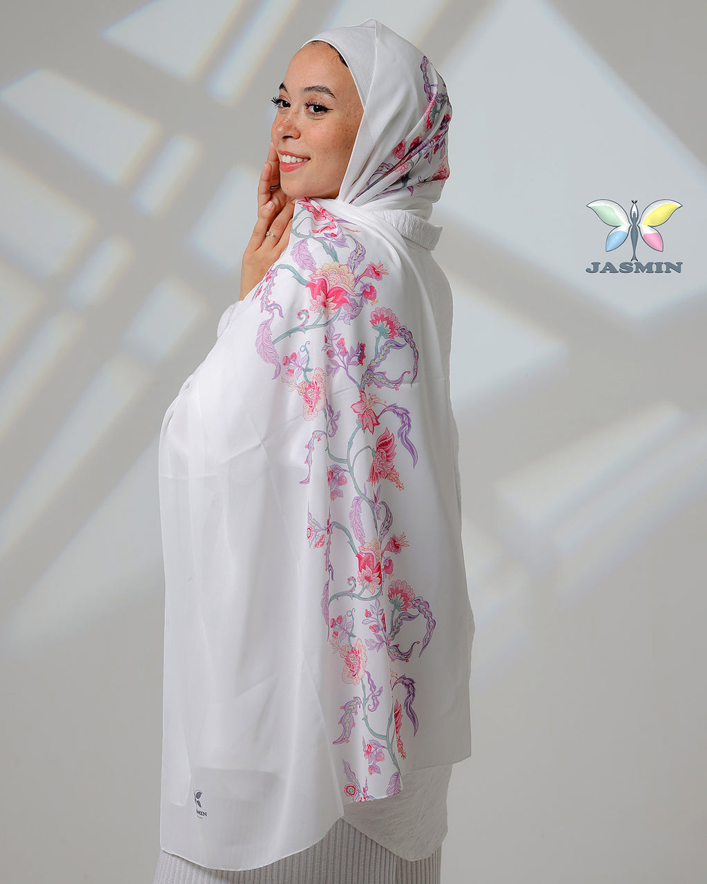Wave | Printed Chiffon Scarf