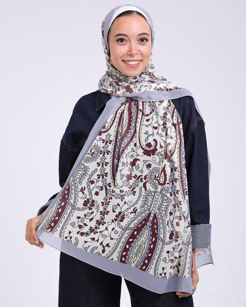 Calista | Printed Chiffon Scarf