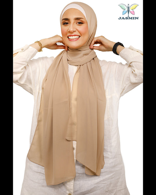 Plain Chiffon Scarf