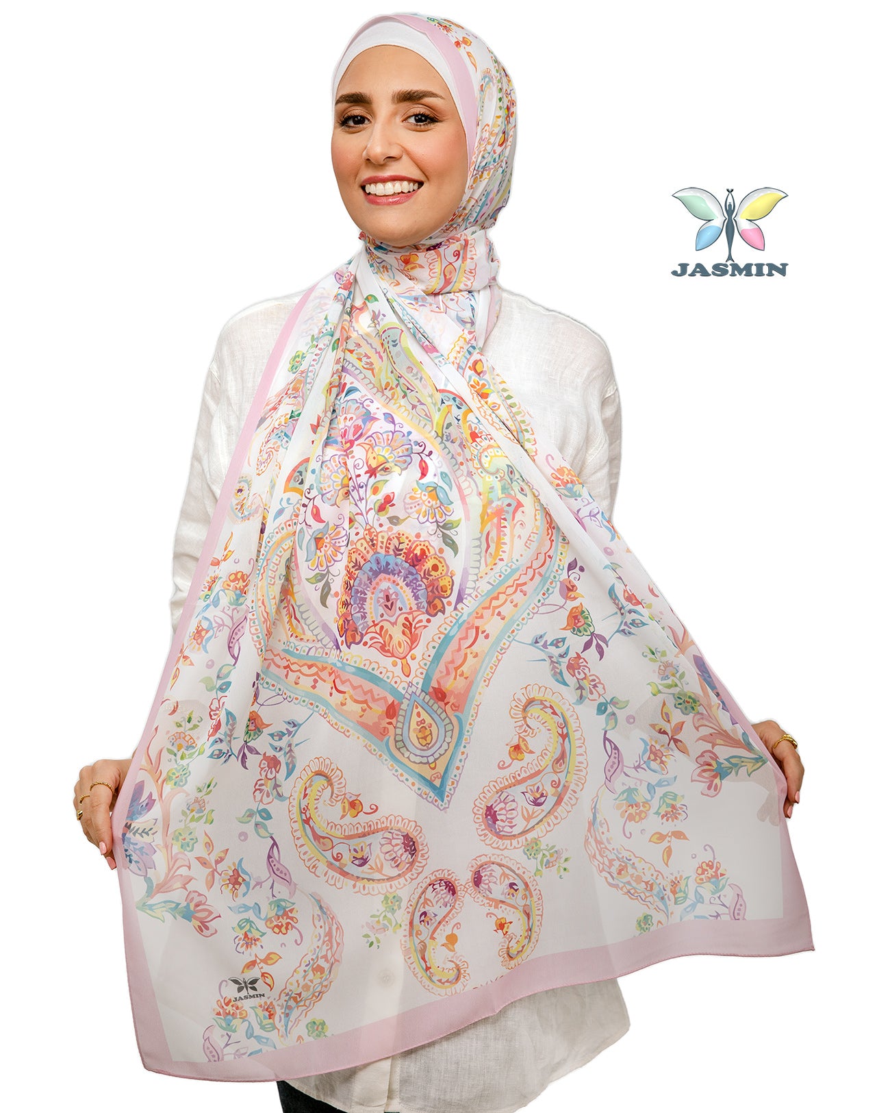 Shade | Printed Chiffon Scarf