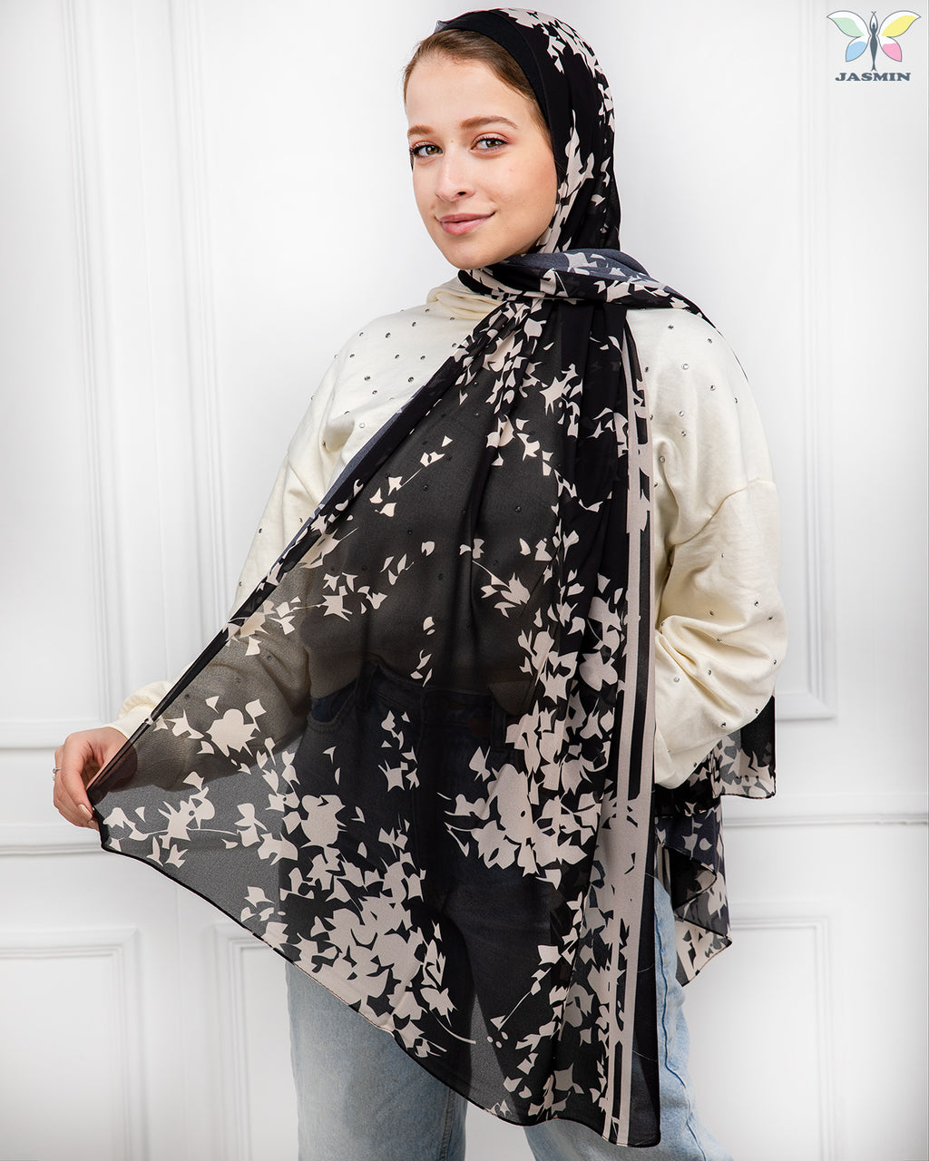 Lucerna | Printed Chiffon Scarf