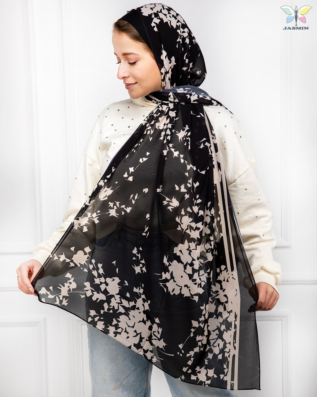 Lucerna | Printed Chiffon Scarf