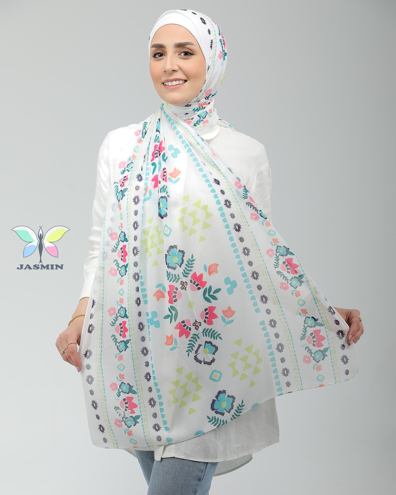 Nocturne | Printed Chiffon Scarf