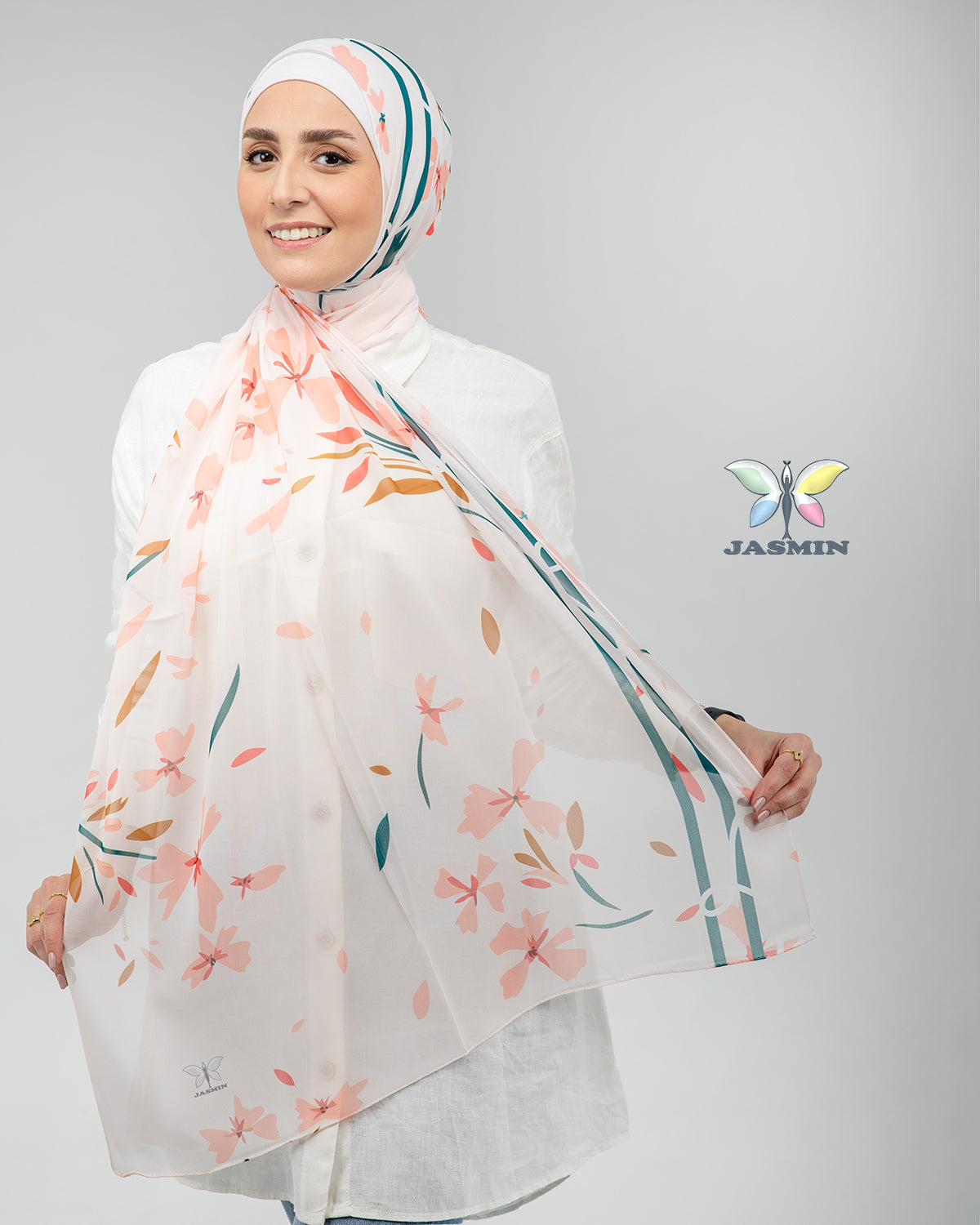 Ripple | Printed Chiffon Scarf